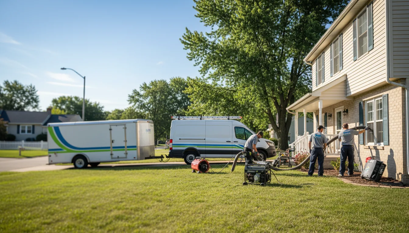 Flooded Basement Restoration And Cleanup With Repair in Kingsville, OH near me
